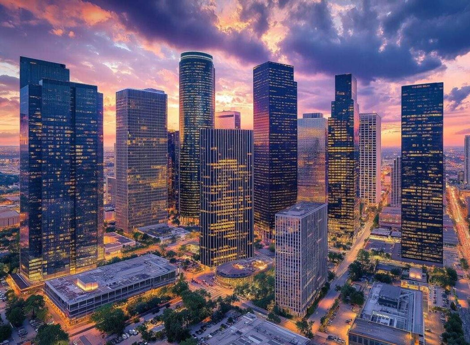 Houston downtown skyline
